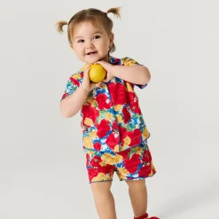 Bamboo Challis Top Short Set