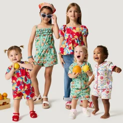 Bamboo Challis Top Short Set