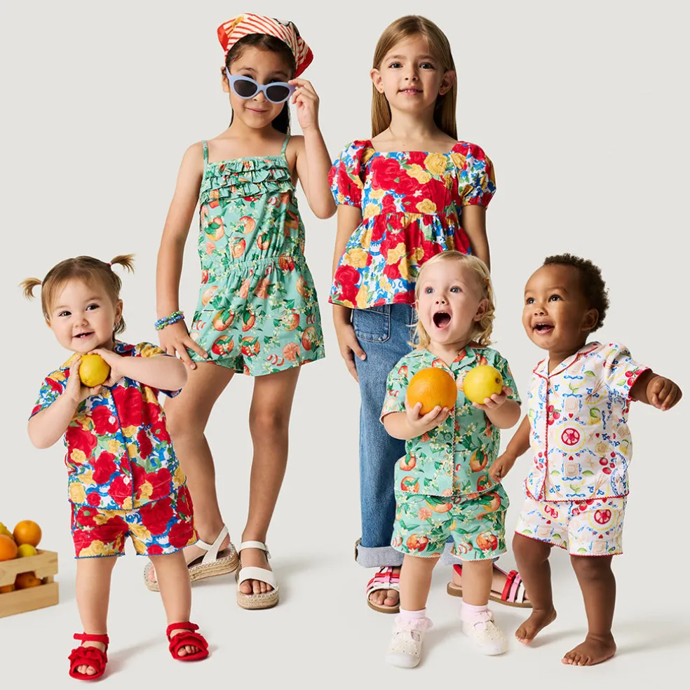 Bamboo Challis Top Short Set
