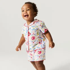 Bamboo Challis Top Short Set