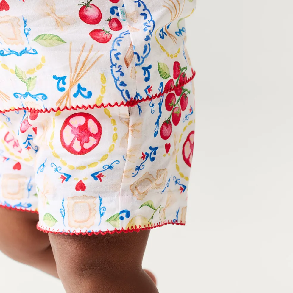Bamboo Challis Top Short Set