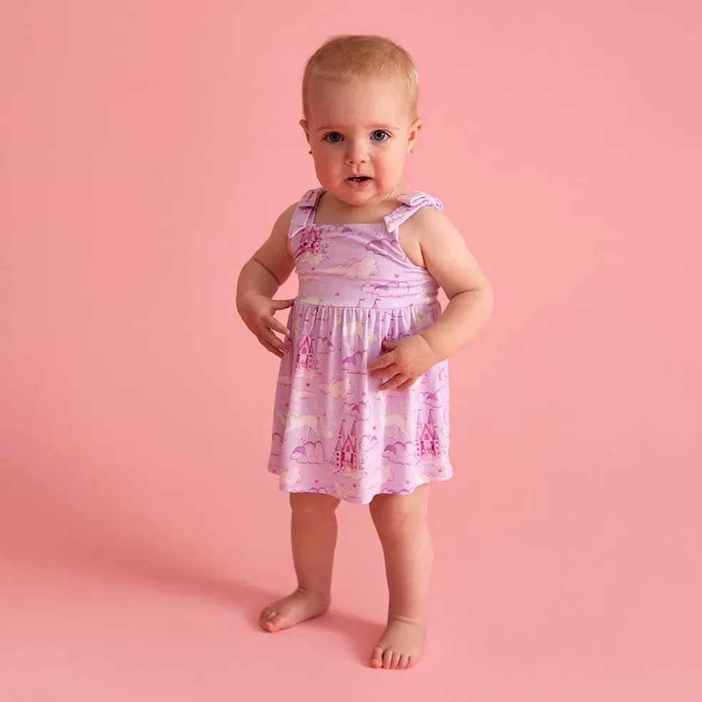 Bow Babydoll Bodysuit Dress
