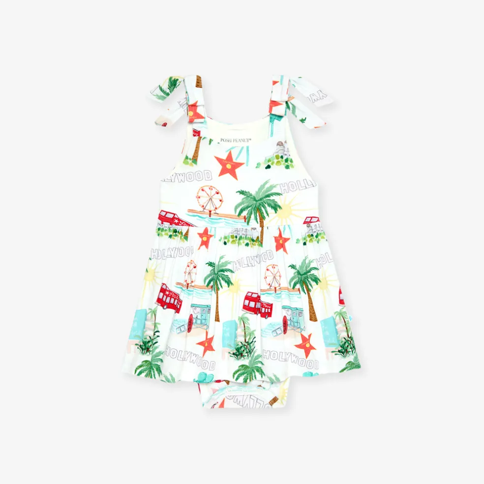 Bow Babydoll Bodysuit Dress