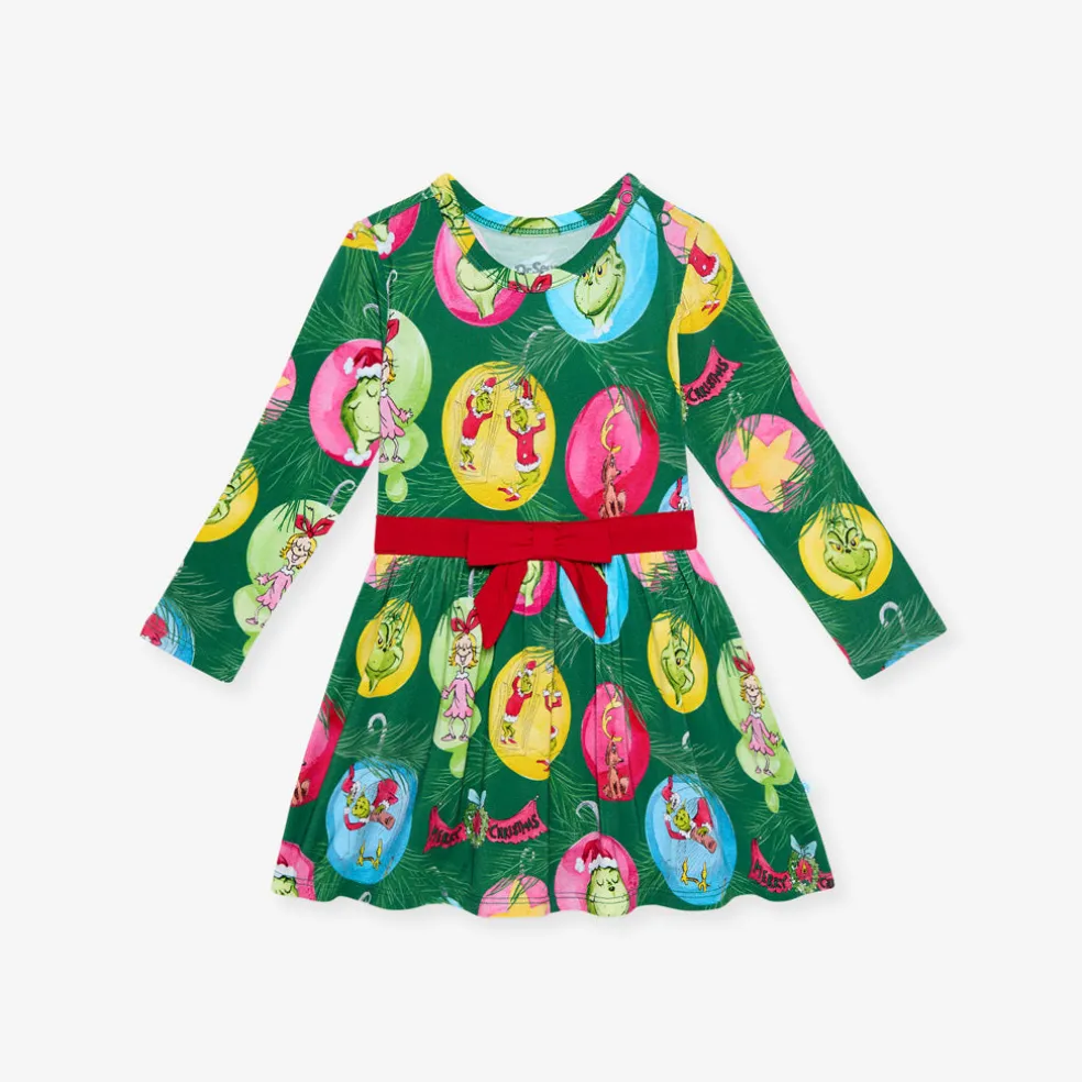 Bow Twirl Bodysuit Dress