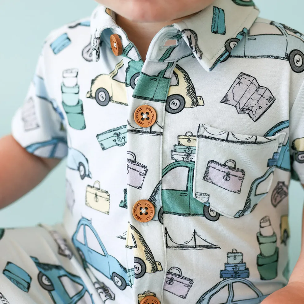 Collared Henley Shortall