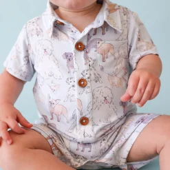 Collared Henley Shortall
