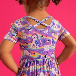 Criss-Cross Twirl Dress