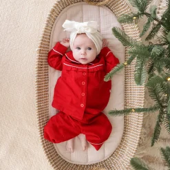 Flannelette Ruffled Pajama Set