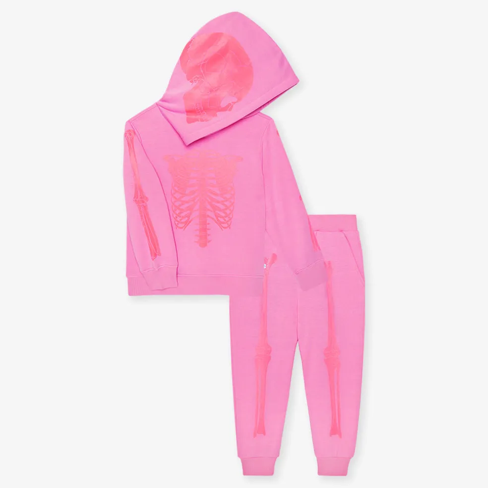 Fleece Hoodie Jogger Set