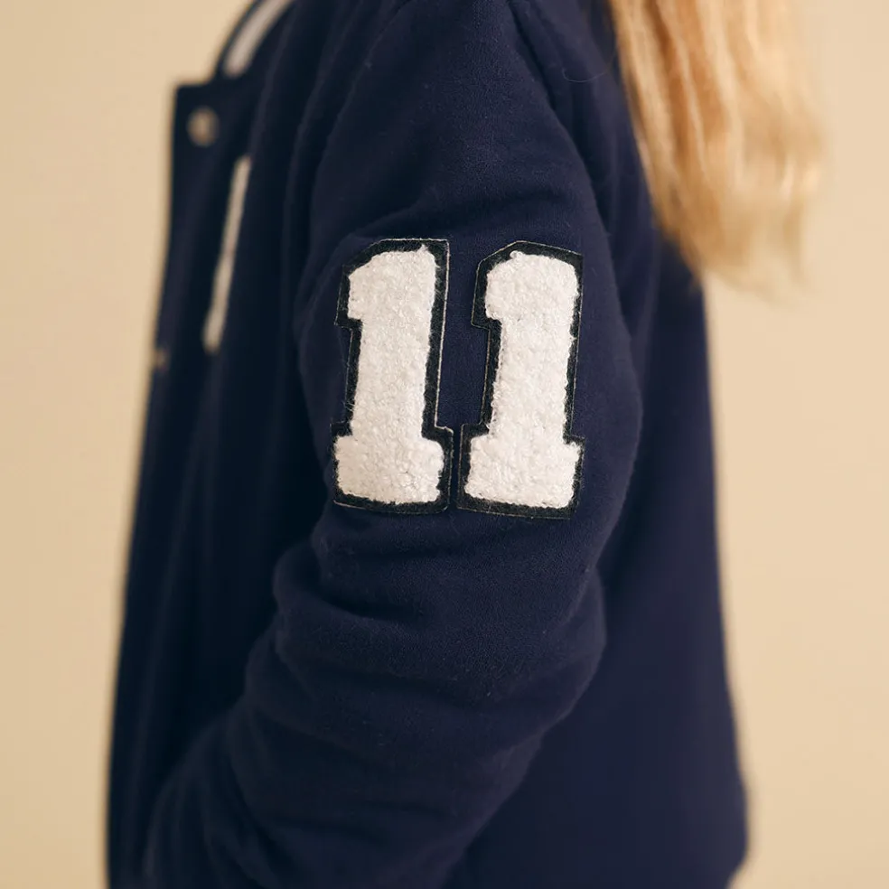 Fleece Varsity Jacket