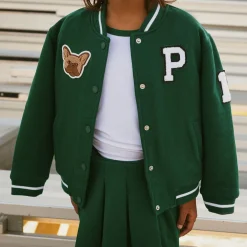 Fleece Varsity Jacket