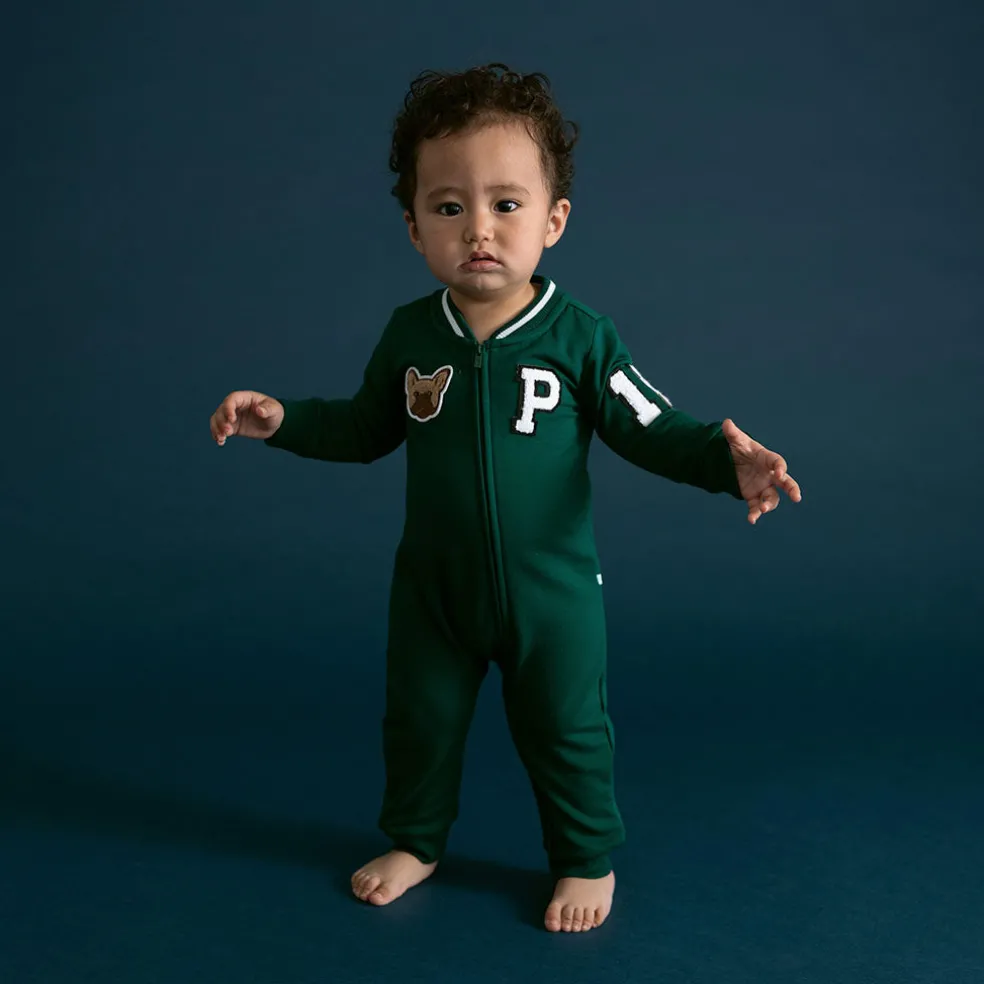 Fleece Varsity Romper