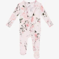 Footie Ruffled Zippered One Piece