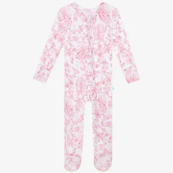 Footie Ruffled Zippered One Piece