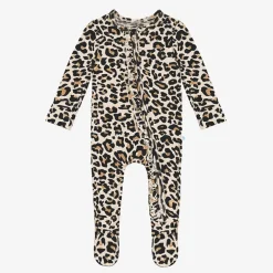 Footie Ruffled Zippered One Piece