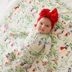 Footie Ruffled Zippered One Piece