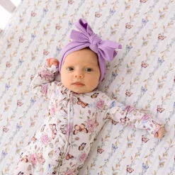 Footie Ruffled Zippered One Piece