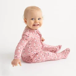 Footie Ruffled Zippered One Piece