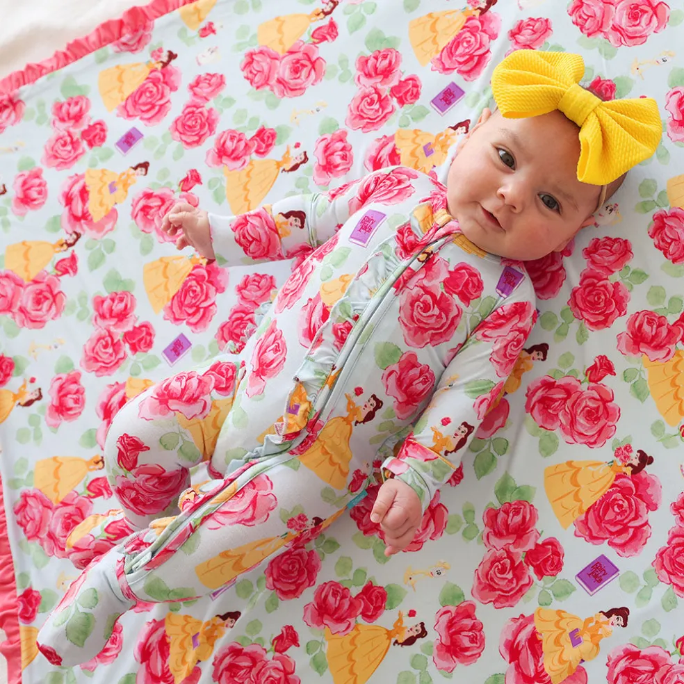 Footie Ruffled Zippered One Piece