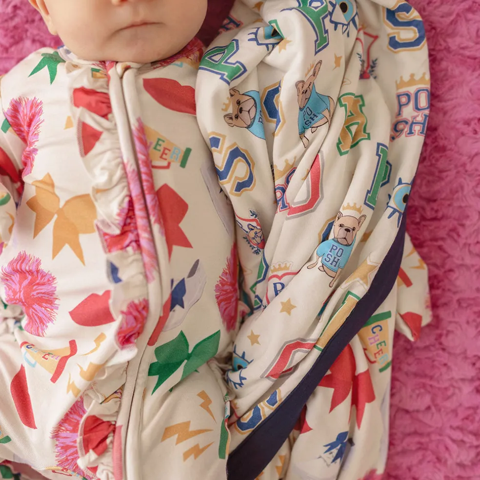 Footie Ruffled Zippered One Piece
