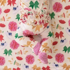 Footie Ruffled Zippered One Piece