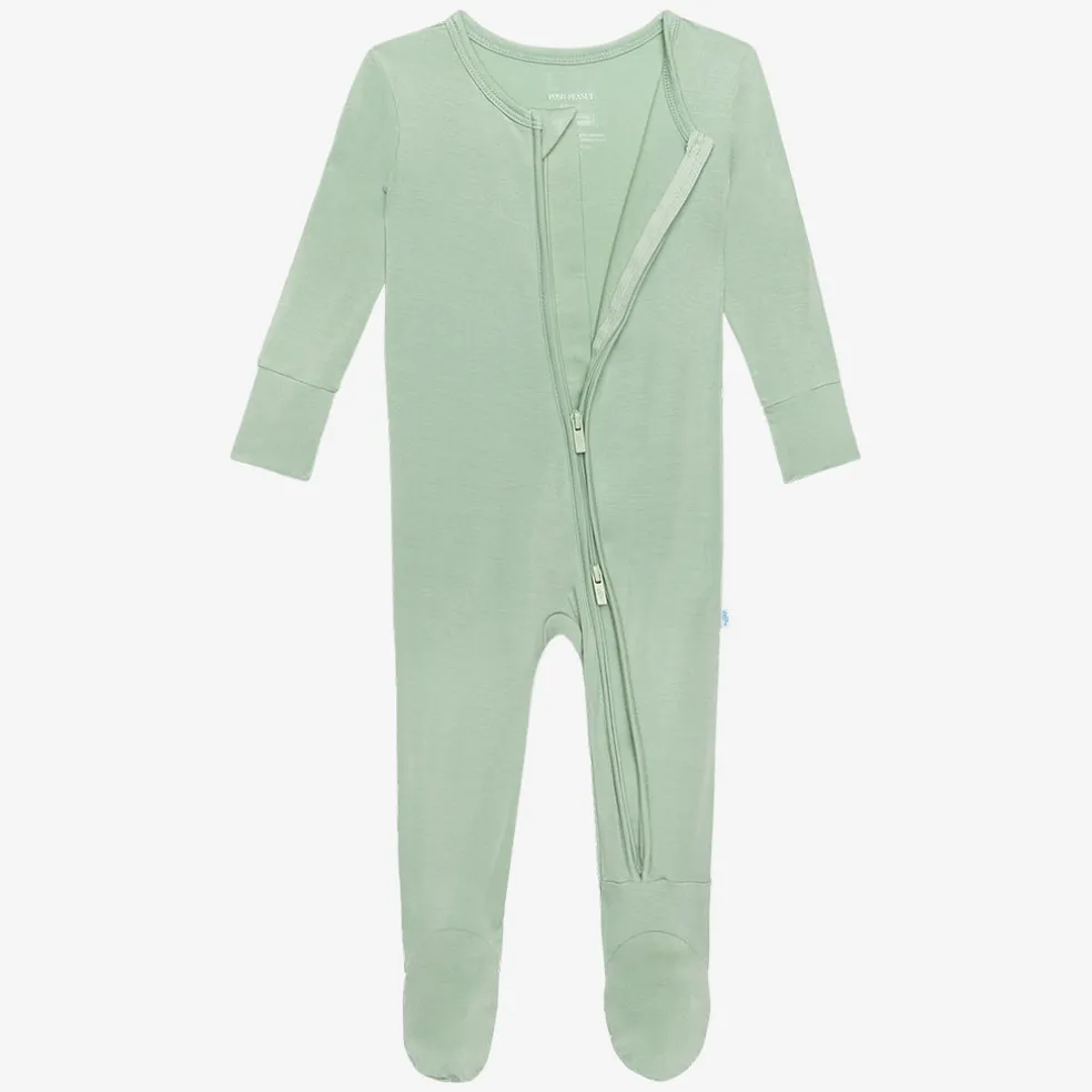 Footie Zippered One Piece