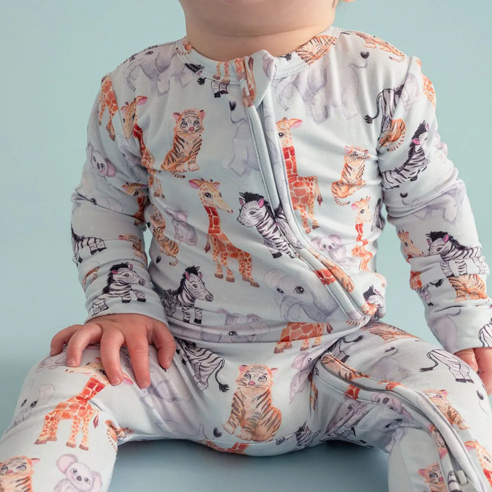 Footie Zippered One Piece