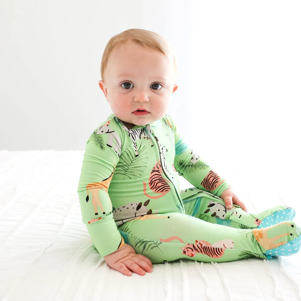 Footie Zippered One Piece