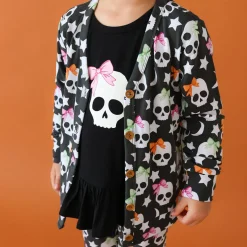 French Terry Button Cardigan