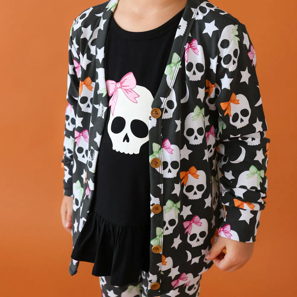 French Terry Button Cardigan