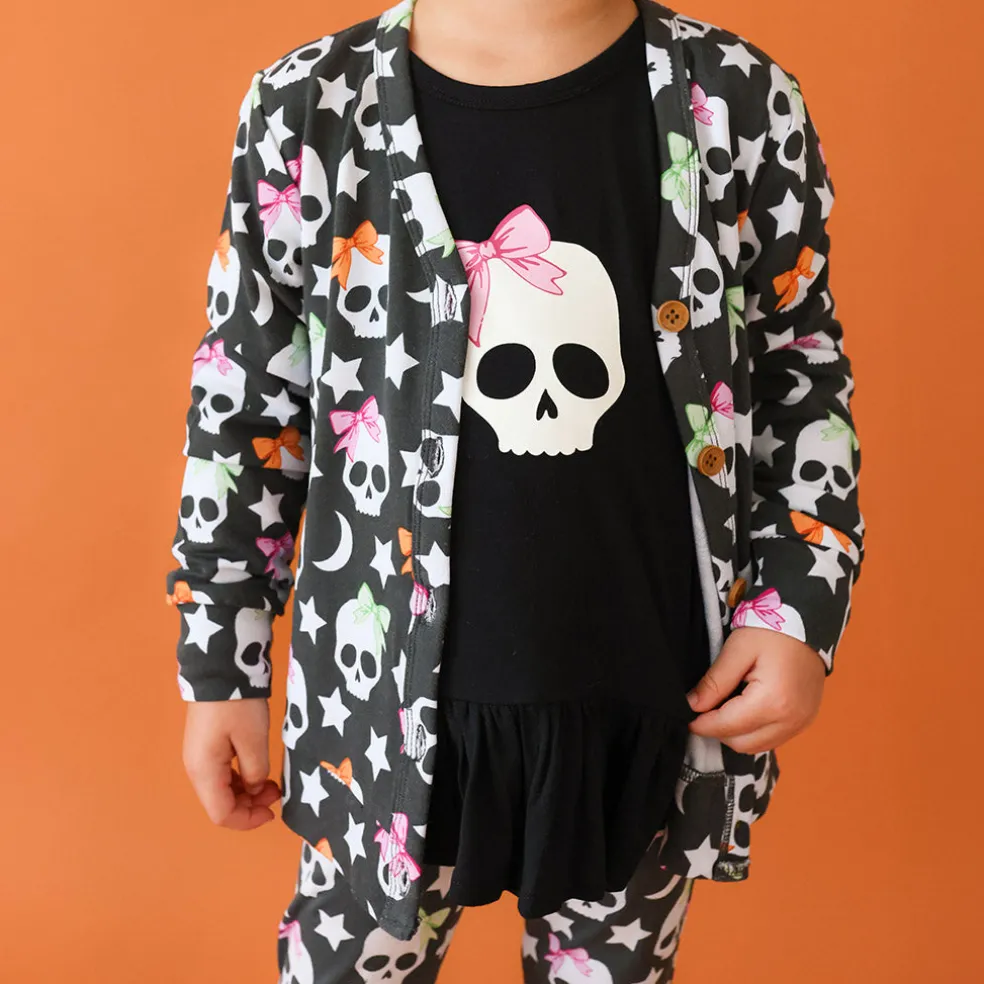 French Terry Button Cardigan