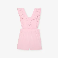 French Terry Graphic Short Overalls