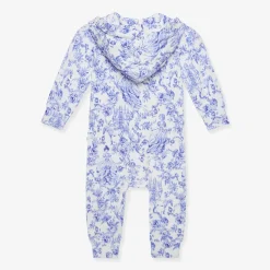 French Terry Hooded Ruffle Romper