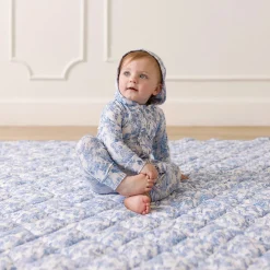 French Terry Hooded Ruffle Romper