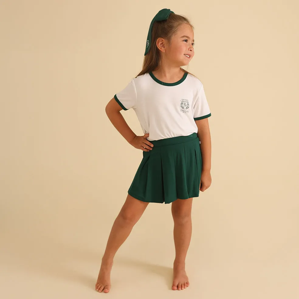 French Terry Pleated Skort