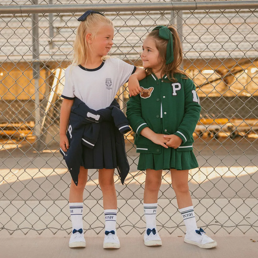 French Terry Pleated Skort