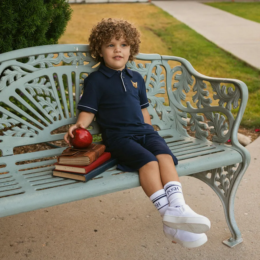 French Terry Polo Shirt