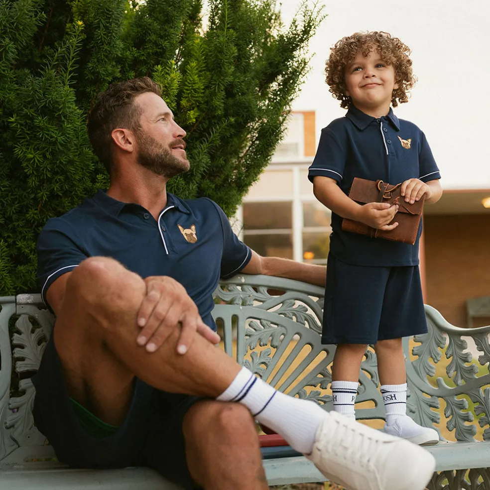 French Terry Polo Shirt