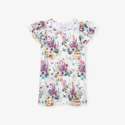 French Terry Ruffled Dress