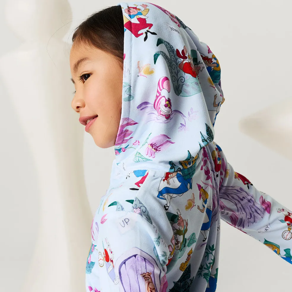 French Terry Ruffled Zippered Hoodie