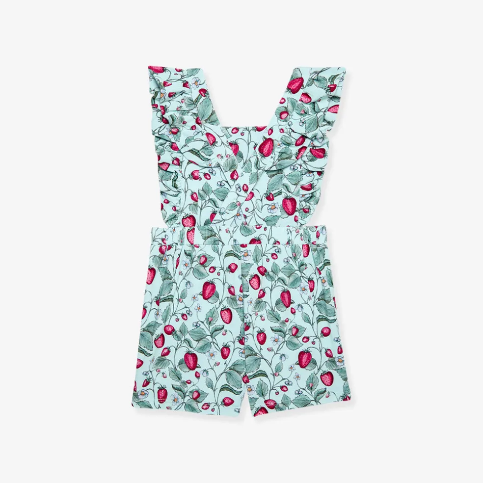 French Terry Short Overalls