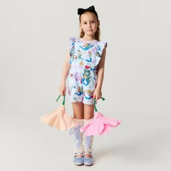 French Terry Short Overalls