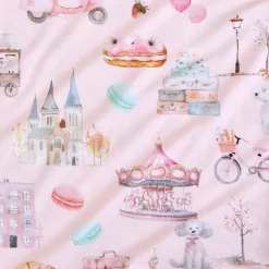 French Terry Short Overalls