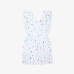 French Terry Short Overalls