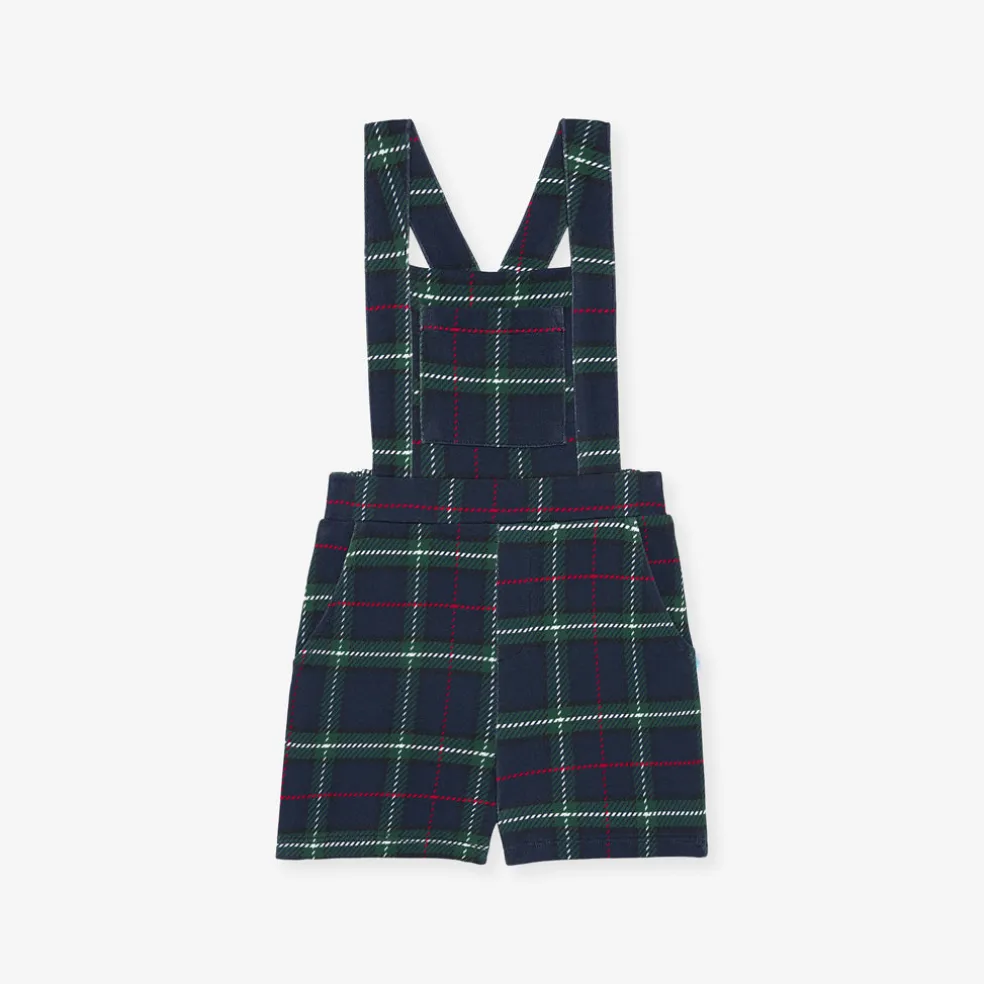 French Terry Short Overalls
