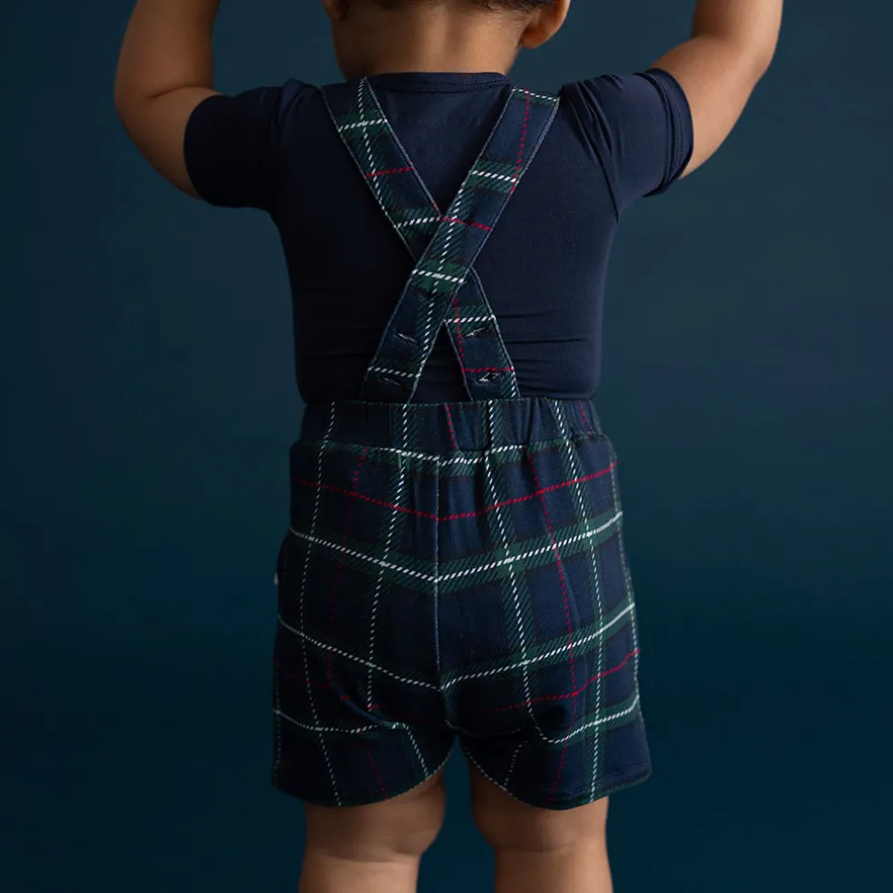 French Terry Short Overalls