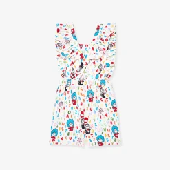 French Terry Short Overalls