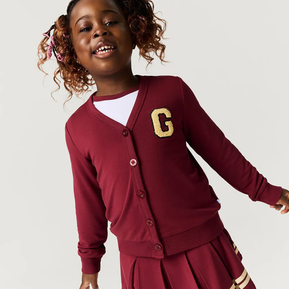 French Terry Varsity Cardigan
