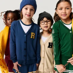 French Terry Varsity Cardigan