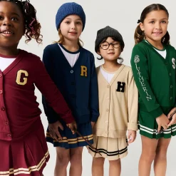 French Terry Varsity Cardigan